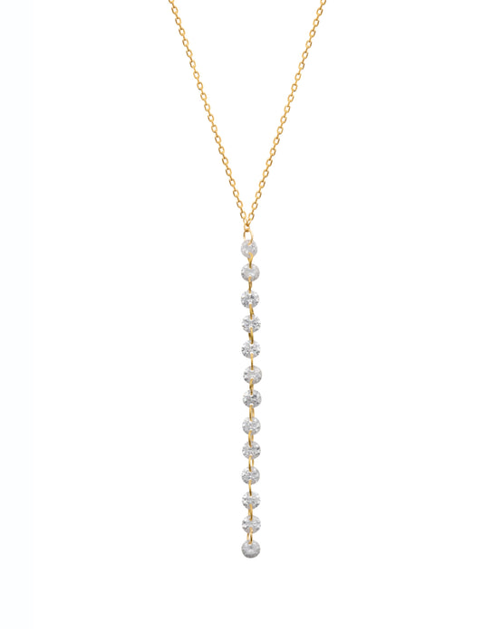 Zirconia Drop Necklace