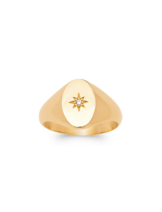 Star Signet Ring