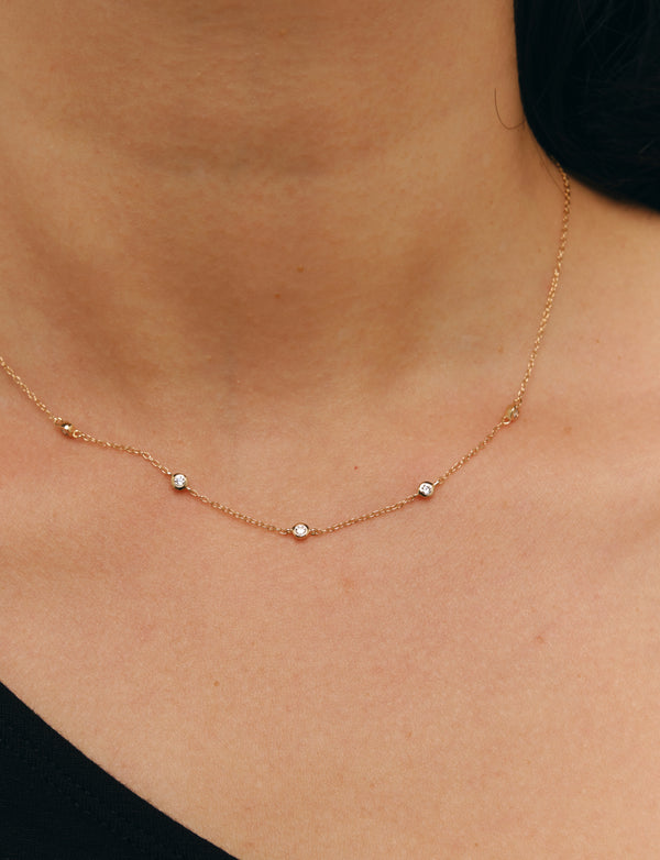 Elegant Station Necklace